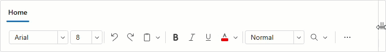 Ribbon Adaptive Layout